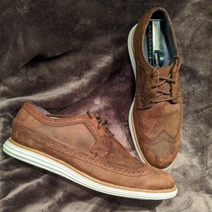 Mark Nason brown leather dress shoes